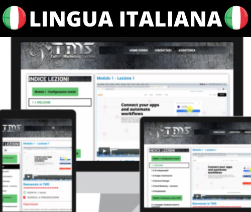 TMS – Tattoo Marketing System – Lingua Italiana