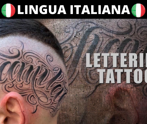 Tatuaggio Lettering – Lingua Italiana